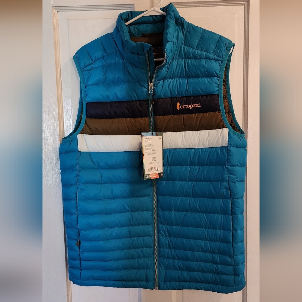 Cotopaxi Men’s Fuego 800 goose down puffer quilted Vest L